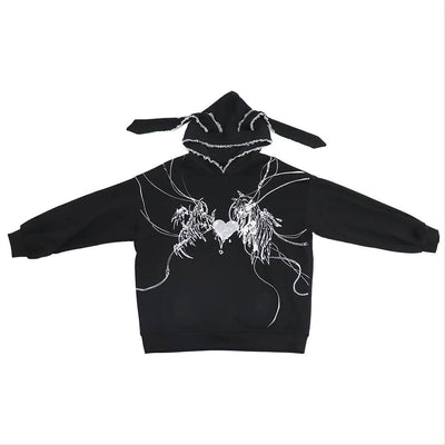 mutant-mechanical-rabbit-hooded-sweatshirt-in-black-heart-wings-print