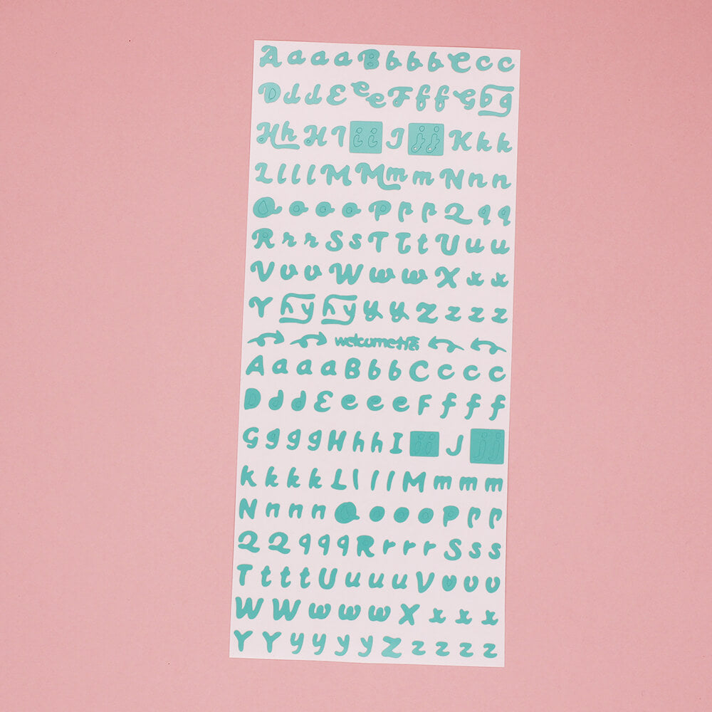 Mini Note Letter Sticker My Favorite Letters Sticker - Kawaiieny – KawaiiEnvy