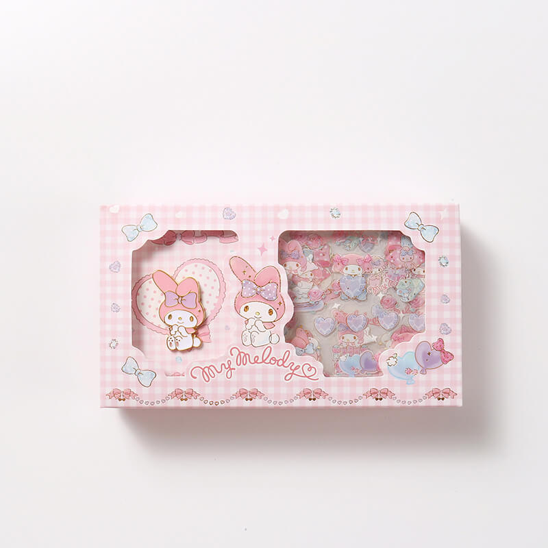 my-melody-gift-box-with-brooch-and-stickers