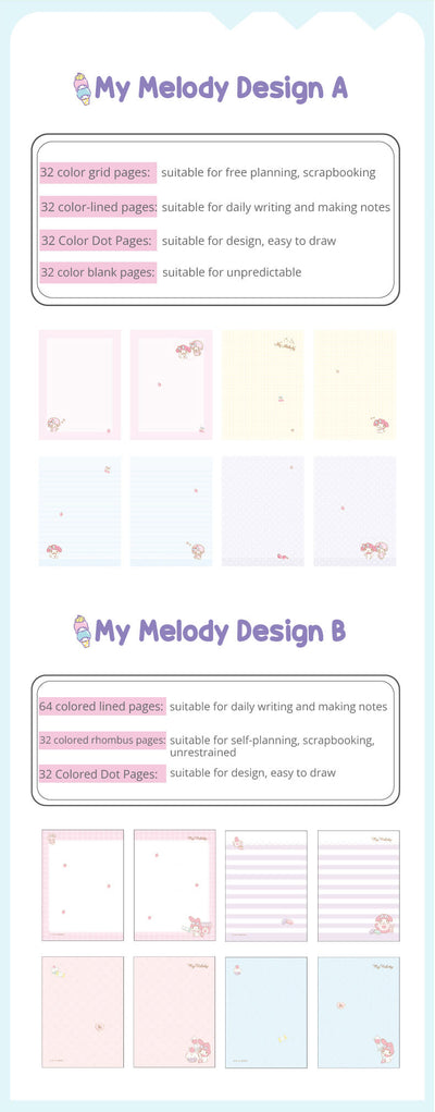 my-melody-squishy-notebook-inner-pages