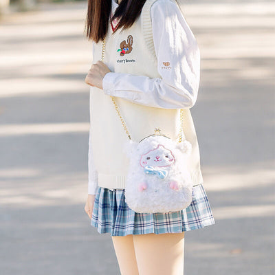 outfit-matched-with-the-little-lamb-crossbody-clip-plush-bag