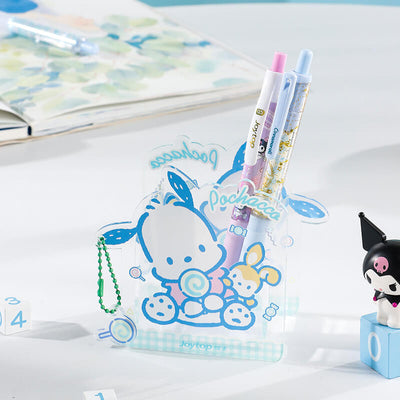 Porte-stylo en acrylique Sanrio avec pendentif