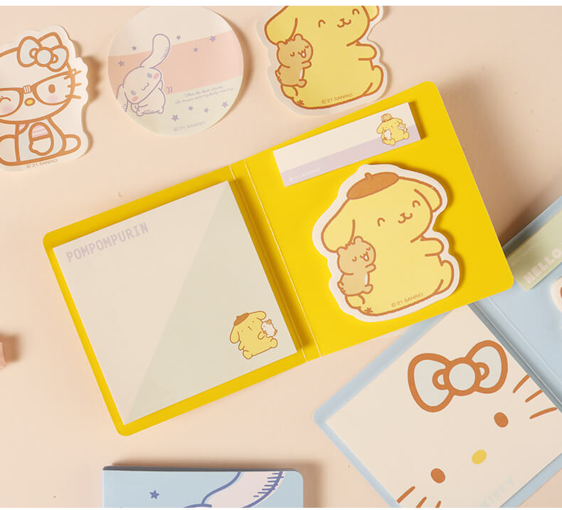 Sanrio Characters Rainbow Cloud Shape Sticky Memo Pad School