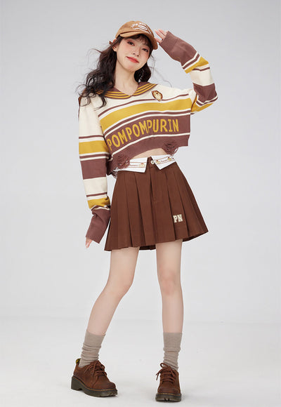 pompompurin-jk-outfit-brown
