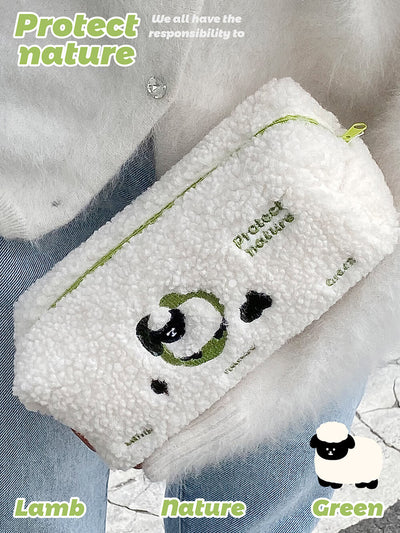 protect-nature-lamb-fluffy-pen-pouch