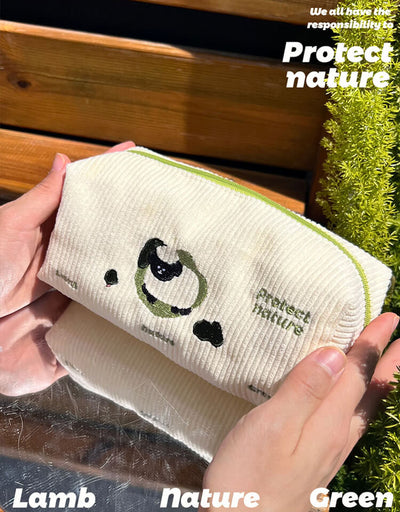 protect-nature-lamb-graphic-pen-case-makeup-bag