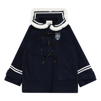 sanrio-authorized-cinnamoroll-fuzzy-sailor-collar-tassels-horn-button-navy-duffle-overcoat