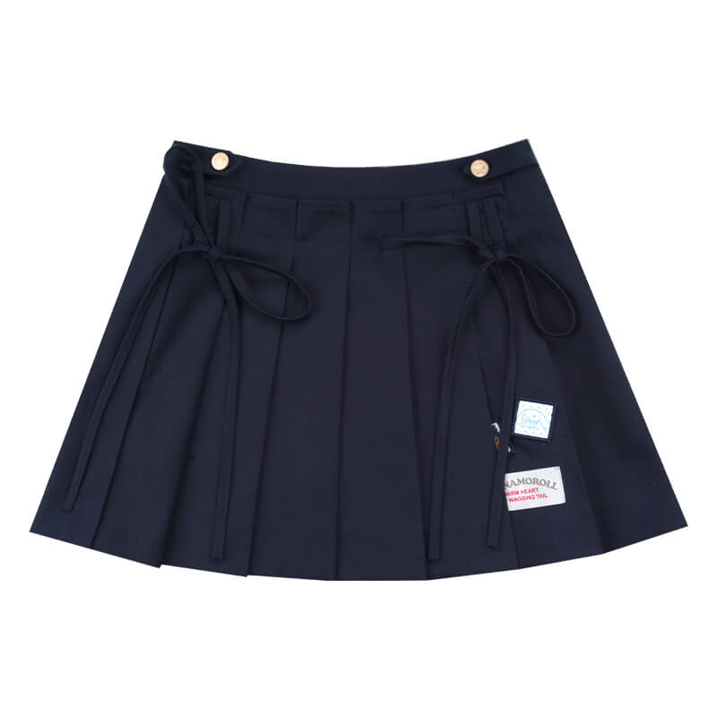 ★2025SS新作★KASHIKO★Ribbon Preppy Pleated Skirt MUSINSA | KASHIKO Ribbon Preppy Pleated Skirt Black