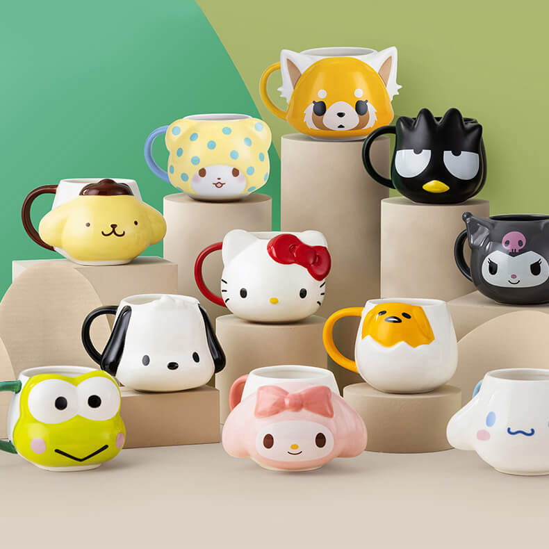 sanrio-character-face-die-cut-ceramic-mugs-collection