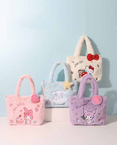 sanrio-character-fluffy-tote-handbags-2022-new-arrival
