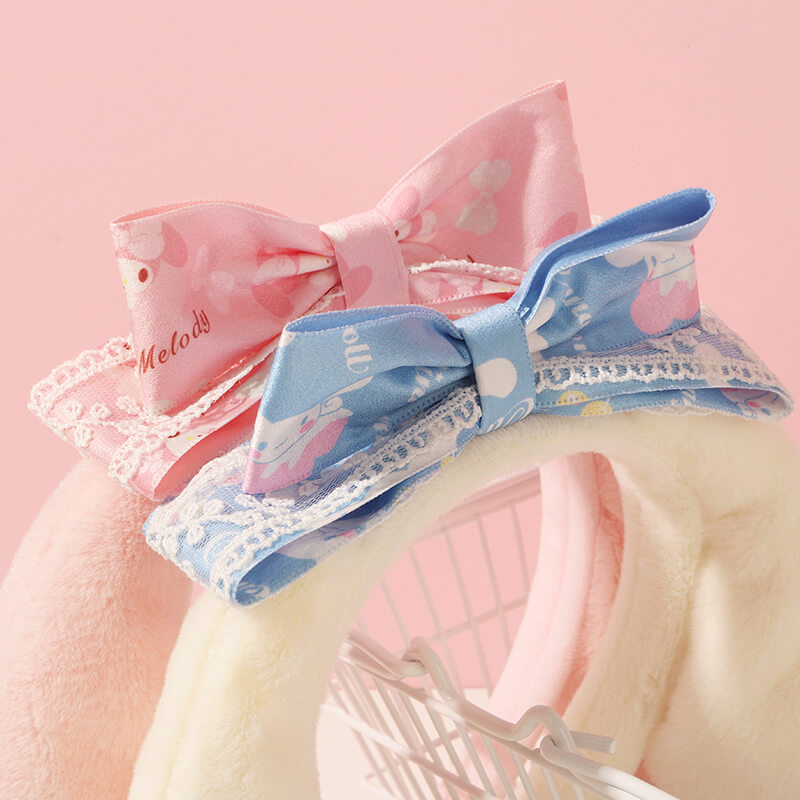 sanrio-character-print-lace-ribbon-bowknot-detail