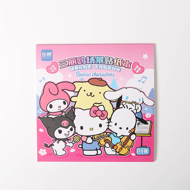 sanrio-character-scene-journal-sticker-book-10-sheets