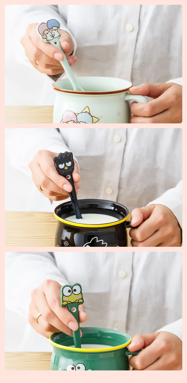 sanrio-character-styling-spoons-matched-with-same-character-mugs