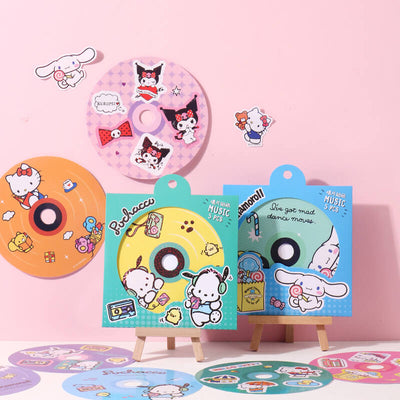 sanrio-characters-music-disc-shaped-sticker