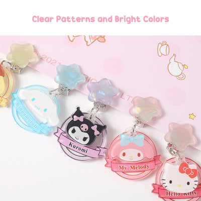 sanrio-clip-on-earrings-with-clear-patterns-and-bright-colors