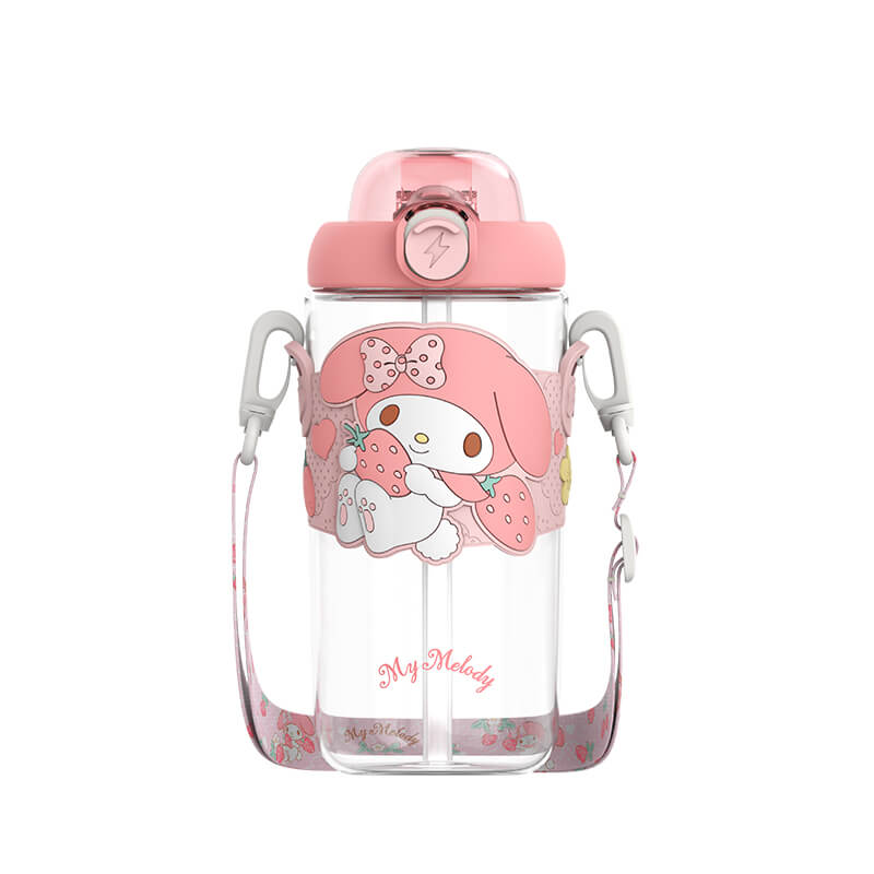 sanrio-colorful-series-pink-my-melody-sleeve-tritan-straw-bottle-with-long-strap-650ml