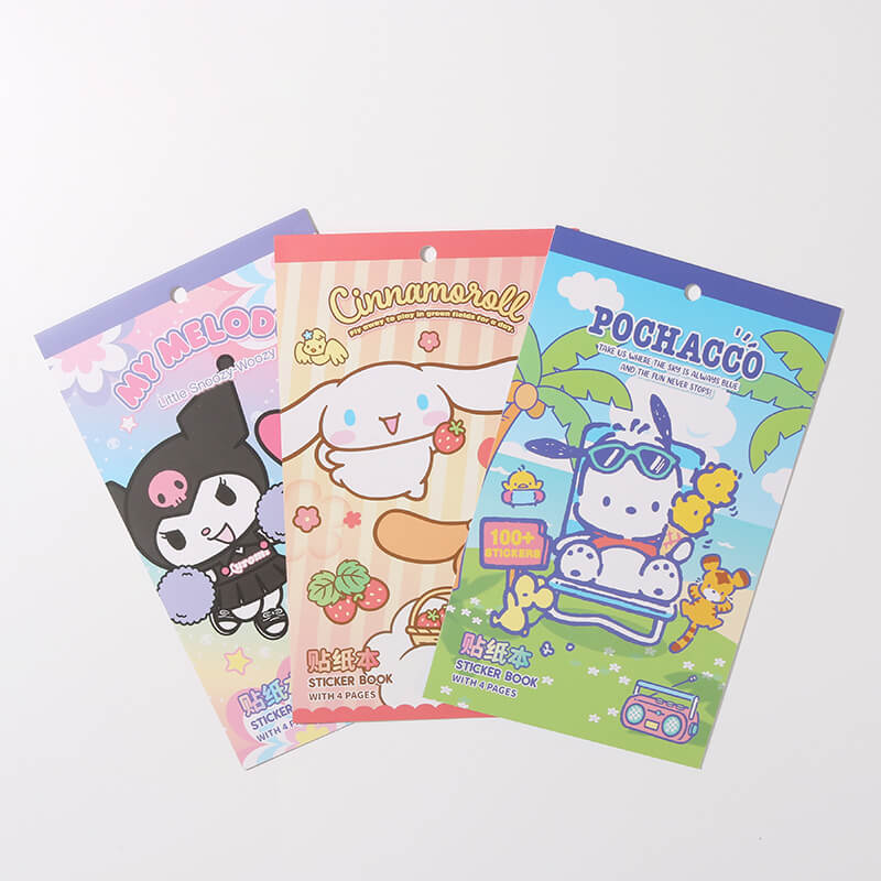 sanrio-kuromi-cinnamoroll-pochacco-sticker-book-with-4-sheets