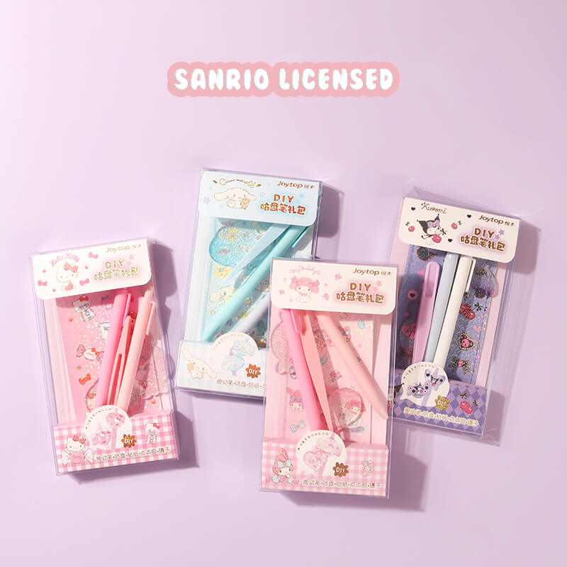 Sanrio Character DIY Sticker Gel Pen Set – KawaiiEnvy
