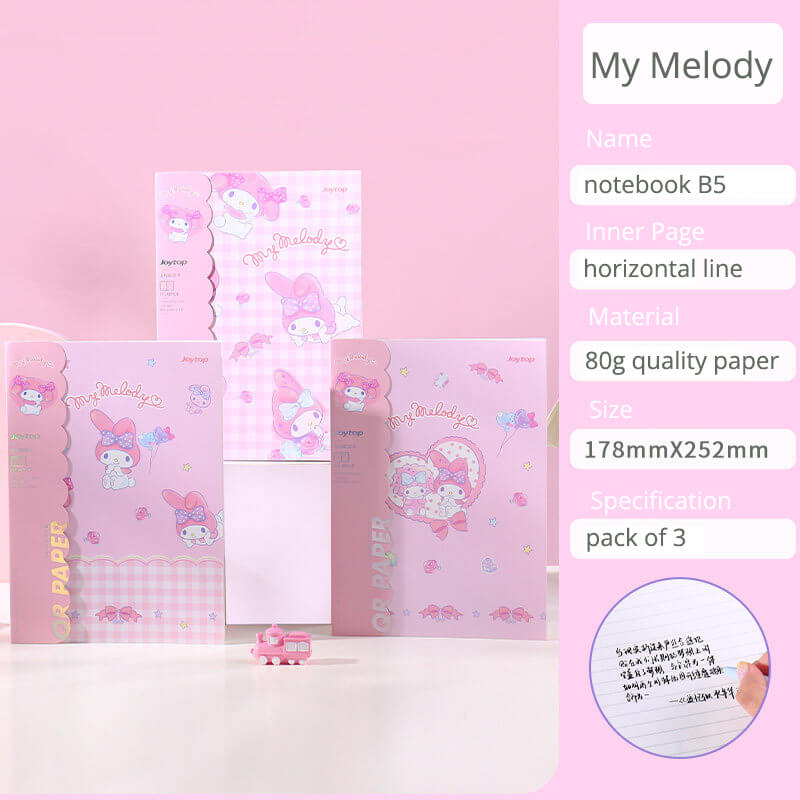 sanrio-my-melody-b5-safe-bound-ruled-line-note-books-pack-of-3