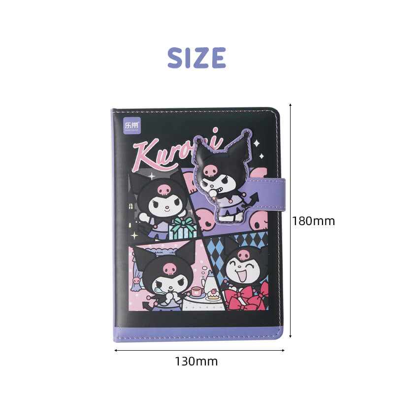 size-information-of-the-kuromi-magnetic-flip-notebook-b6