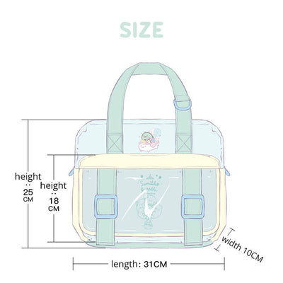 size-measurement-of-the-sumikko-gurashi-pastel-color-3-way-jk-bag