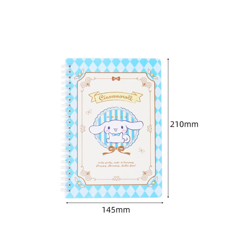 size-of-the-campus-checkered-pattern-cinnamoroll-spiral-binder-notbooks-a5