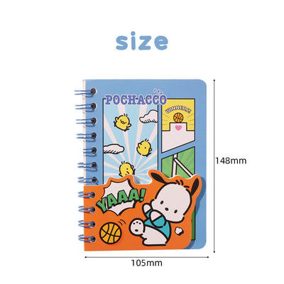 size-of-the-pochacco-spiral-notebook-a6
