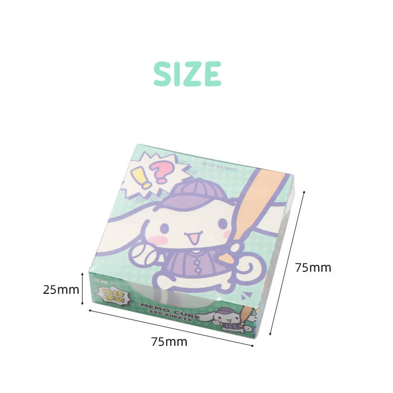 size-of-the-sanrio-cinnamoroll-comic-style-memo-pad-cube