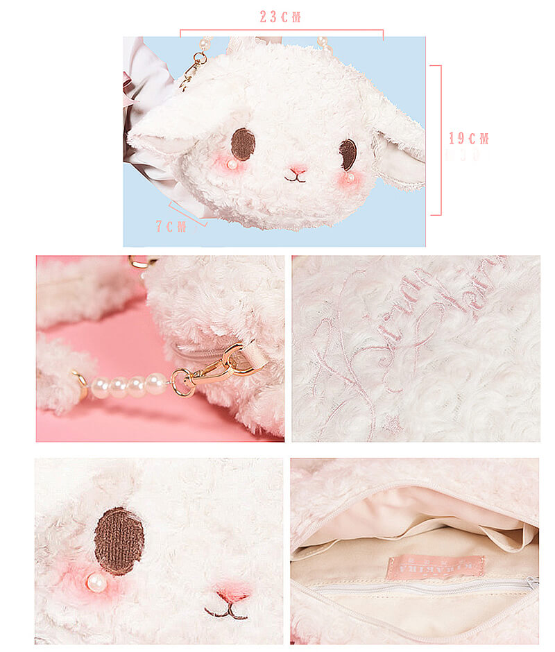 Kawaii-Little-Lamb-Backpack-size-and-details