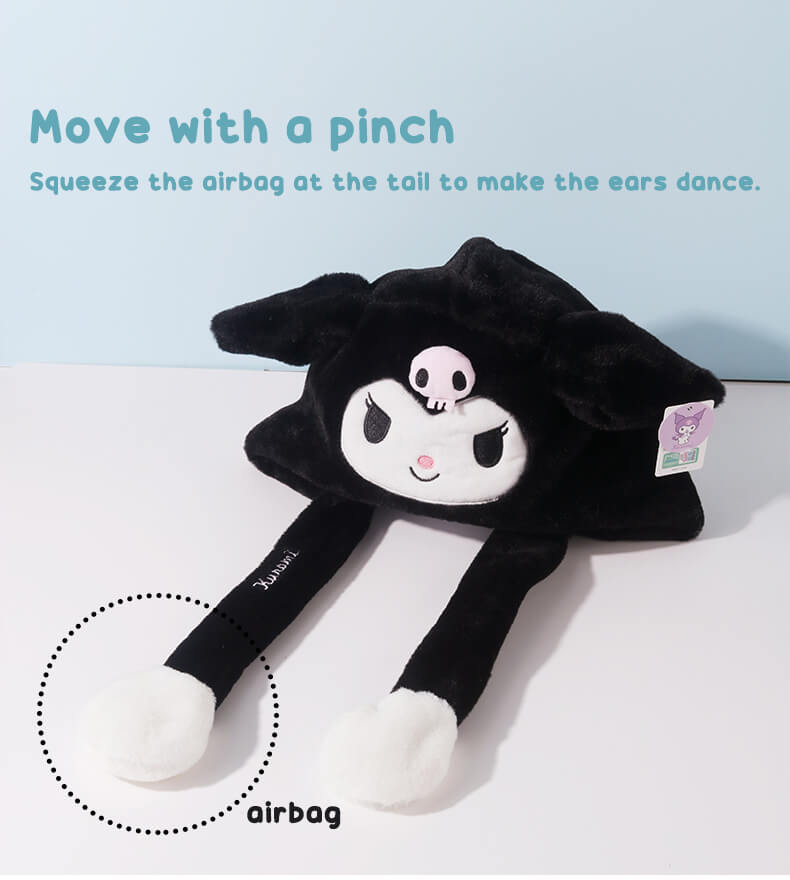 squeeze-the-airbag--at-the-tail-to-make-the-kuromi-ears-dance