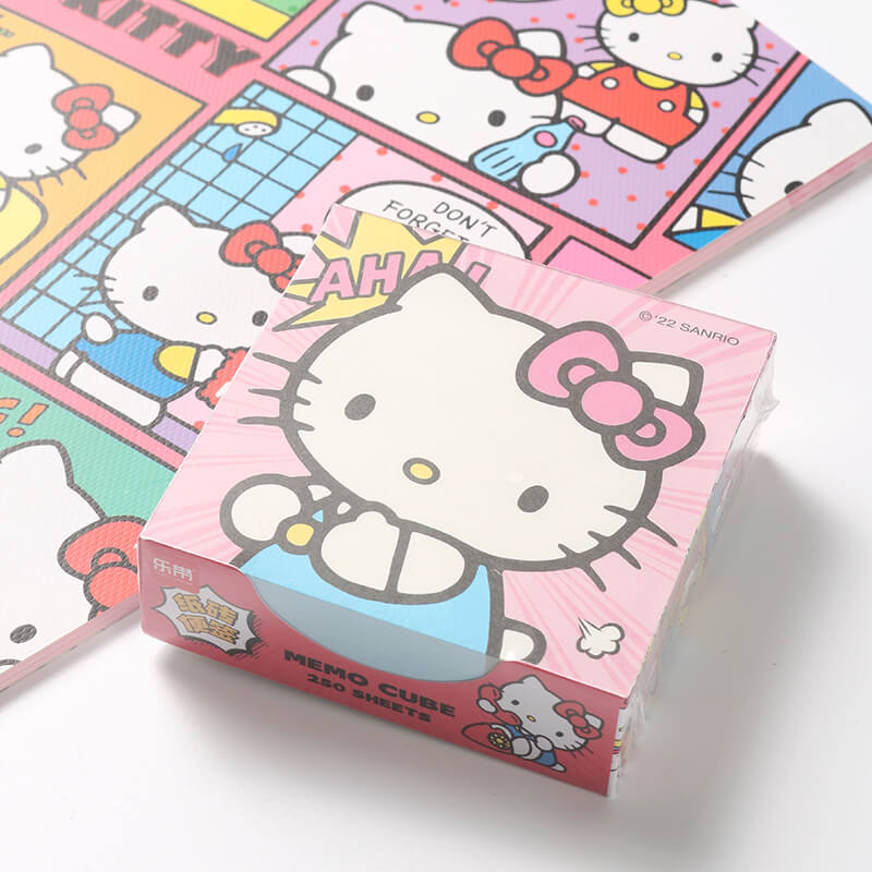 sweet-hello-kitty-comic-style-memo-pad-cube-250-sheets