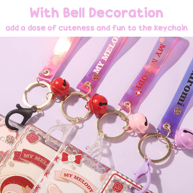 with bell decotation, add a dose of cuteness and fun to the keychain
