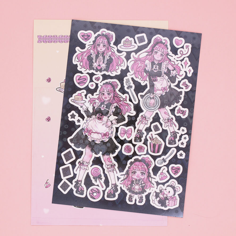 y2k-girls-stickers-sweet-maid