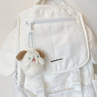 zipper-and-flap-design-detail-display-of-the-puppy-ears-white-school-backpack-bag